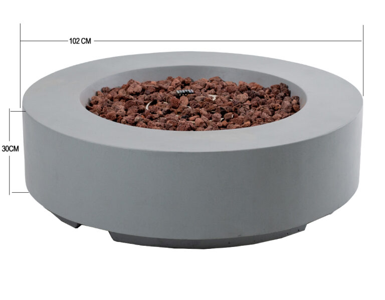 STARK GREY ROUND FIREPIT - Image 2